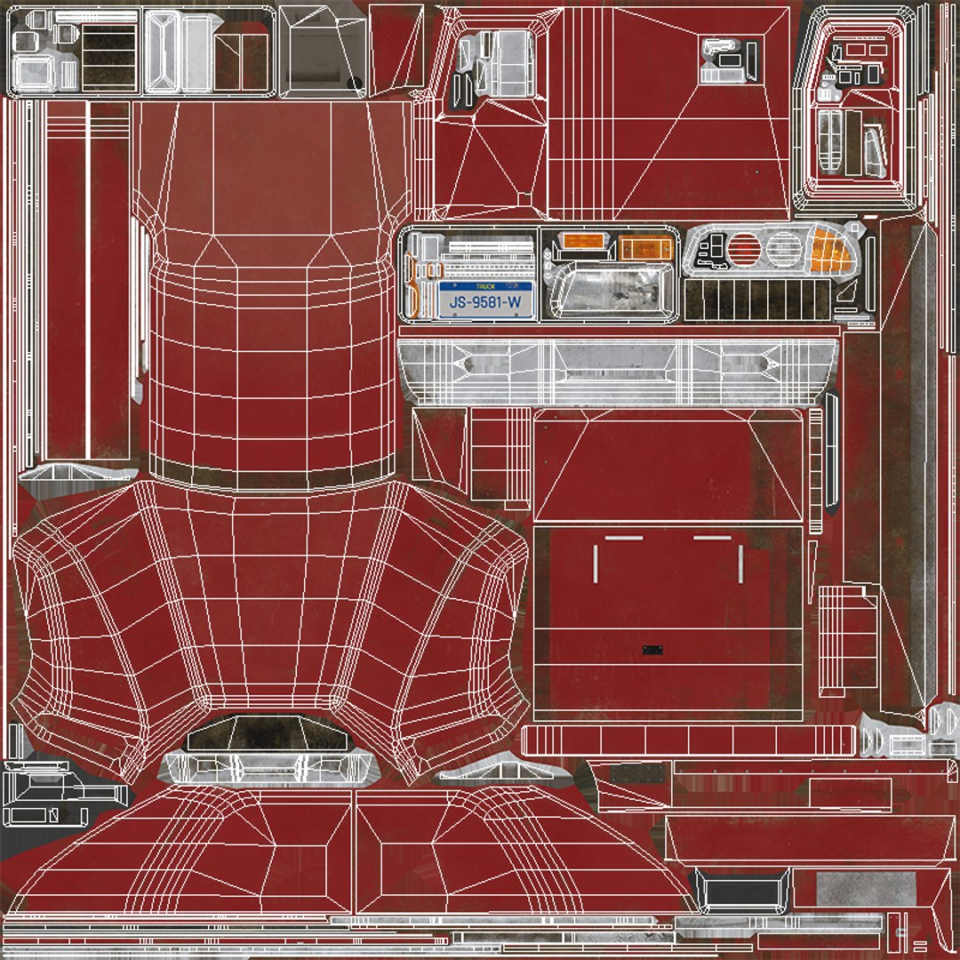 Semi Truck Log Trailer - Low Poly 3D model https://p.turbosquid.com/ts-thumb/eU/43dqIv/Ig/body_uvlayout/jpg/1627726857/1920x1080/fit_q87/52d0a97342ec26ad6b3e1ccfd17ff7ad0bb3fc37/body_uvlayout.jpg