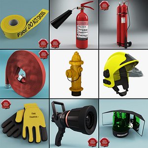Fire Fighting Equipment Collection 2