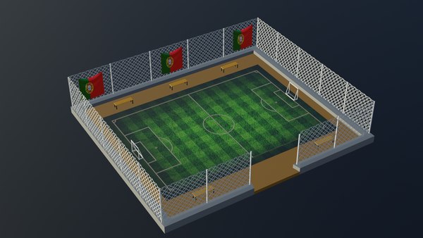Soccer Stadium - Portugal 3D model