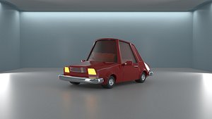 Cartoon Car 3D Model 3D model
