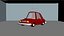 3D-модель мультяшного автомобиля