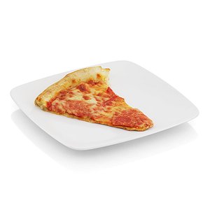 scanned slice pizza 3d model