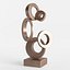 Modern Decorative Abstract Copper Art Sculpture 03
