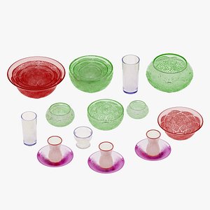 glassware glass bowl 3D