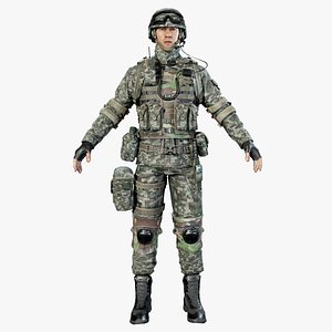 Chinese Soldier Special Forces Military