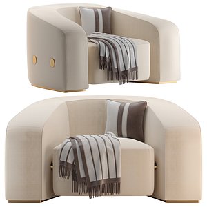 3D LS06 armchair by Luca Stefano