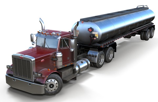 Peterbilt 359 fuel trailer