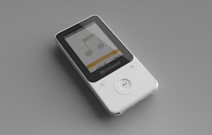 MP4 Player High quality poly model For Rhino and Keyshot