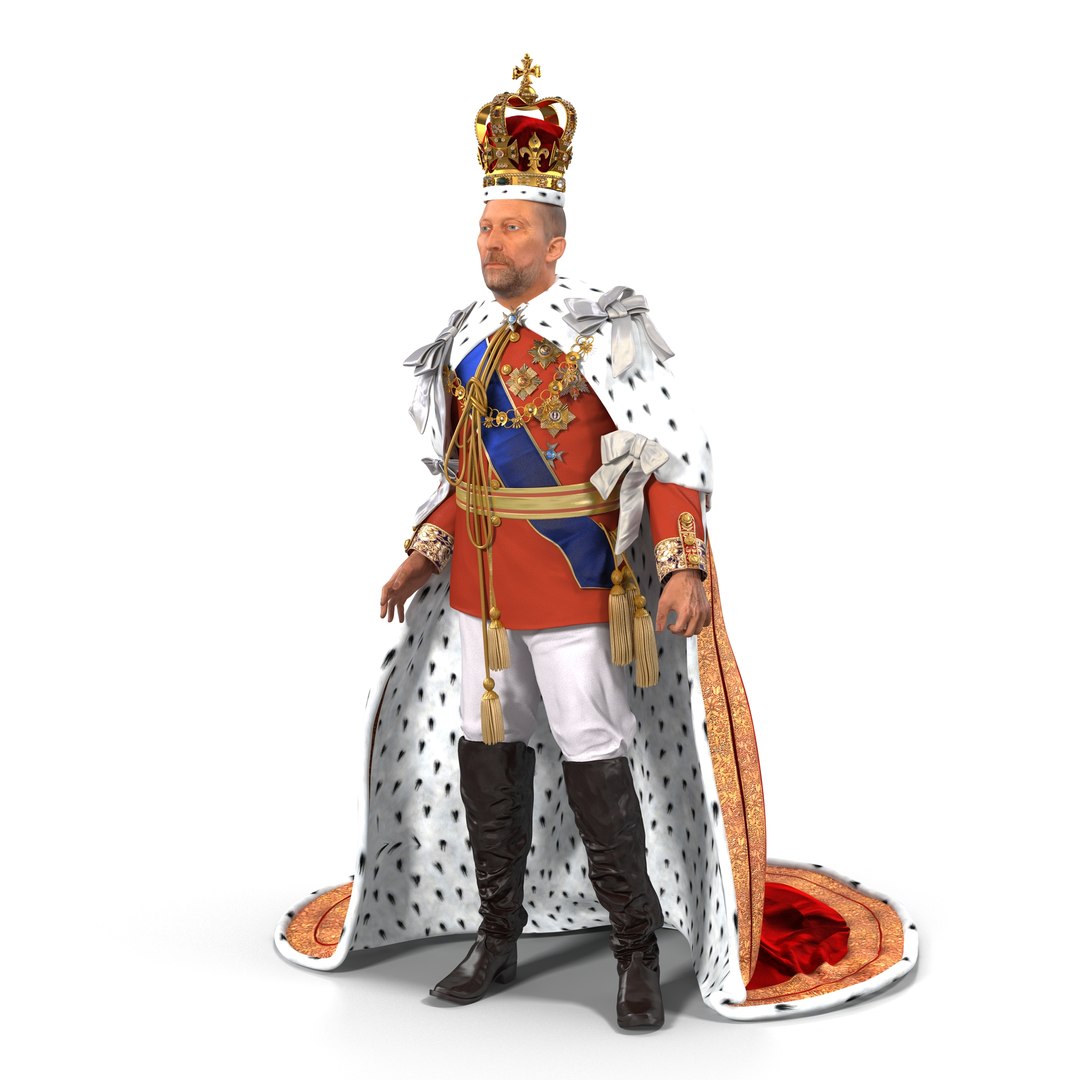 King Rigged 3D Model