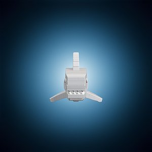 3D Brick Shark Figurine 3D Print Model