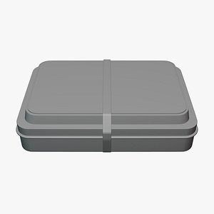 Box Tin - Geometry Only No Textures No Materials 3D model