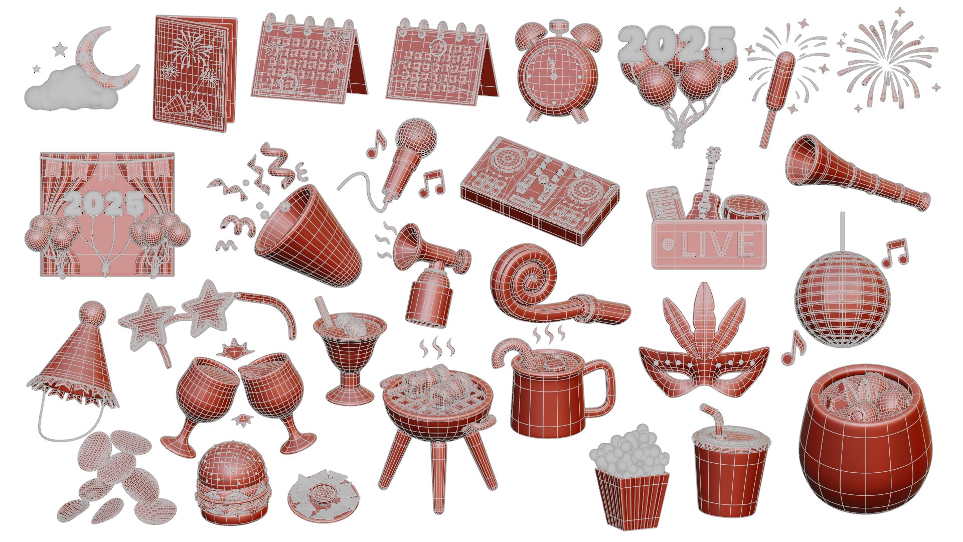 3D model Happy New Year 3D Collection https://p.turbosquid.com/ts-thumb/eU/qSxTfY/KC/shot6/jpg/1731950921/1920x1080/fit_q87/5706e4829bacd64cb8285b71cc6dd0573459044d/shot6.jpg