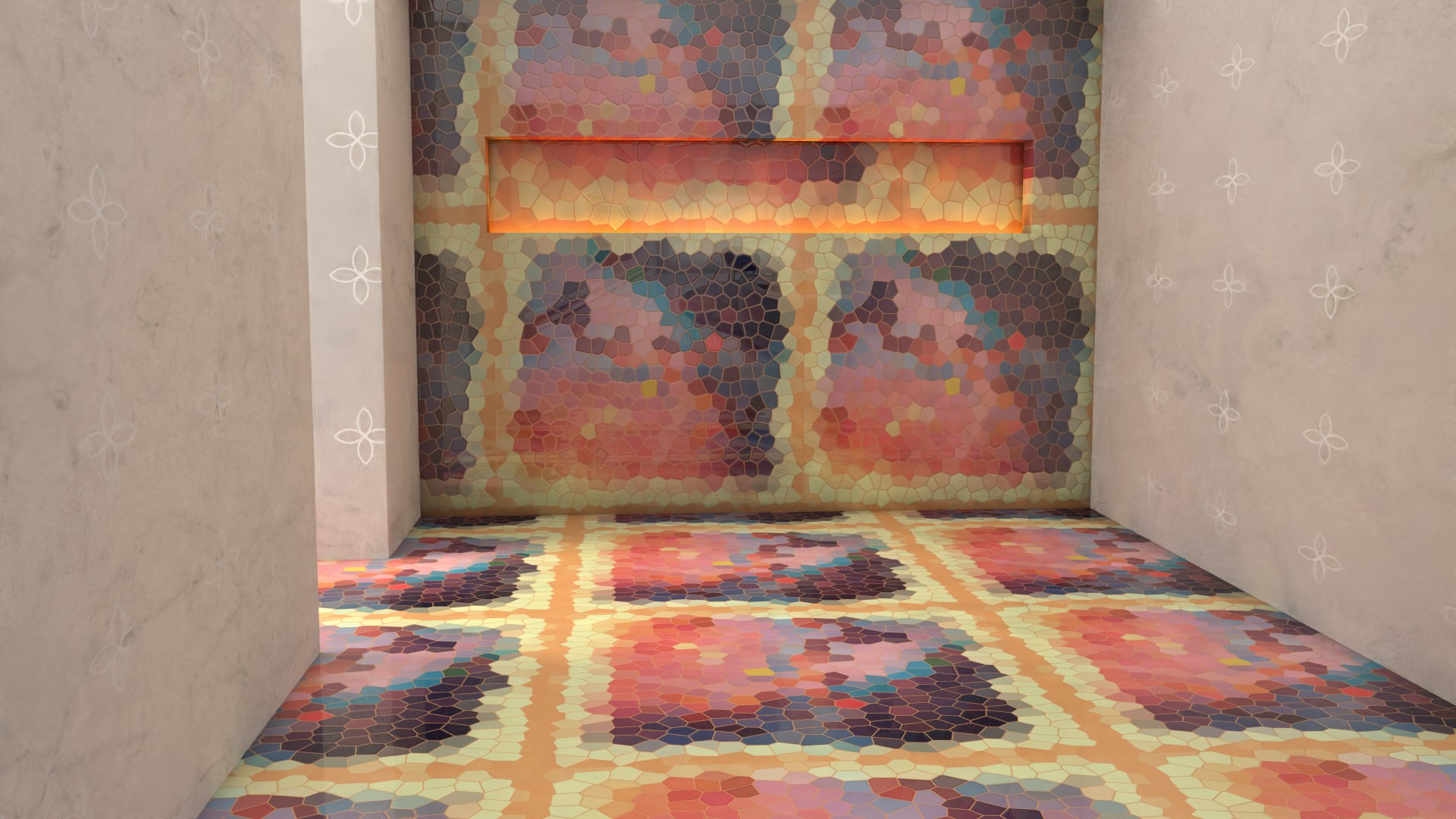 3D Texture PBR 8K Floor Tiles C4D Physical Render 0039 Model ...
