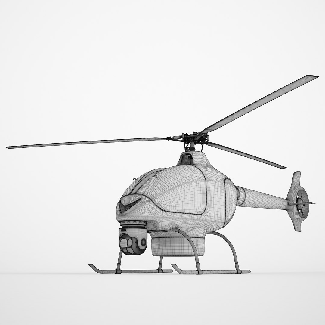 3D Model UAV Helicopter Drone 02 TurboSquid 2042434