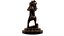 Lion jouant sur la statue de la flûte Sculpture 3D imprimable trophée art décor sculpture