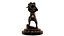 Lion jouant sur la statue de la flûte Sculpture 3D imprimable trophée art décor sculpture