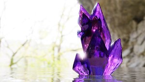 Amethyst Crystal 3D model model