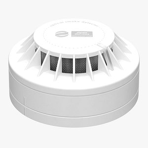Smoke Detector 01 3D