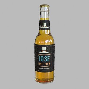 beer bottle 3D model