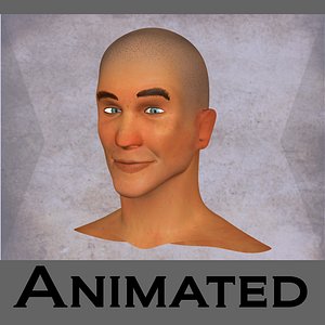 3d model rigged head