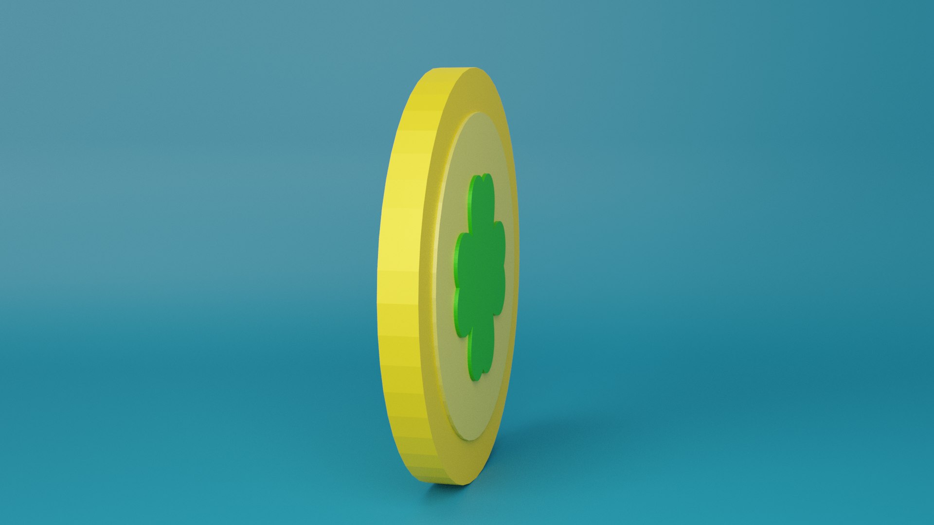 Clover Coin Model - TurboSquid 2047311
