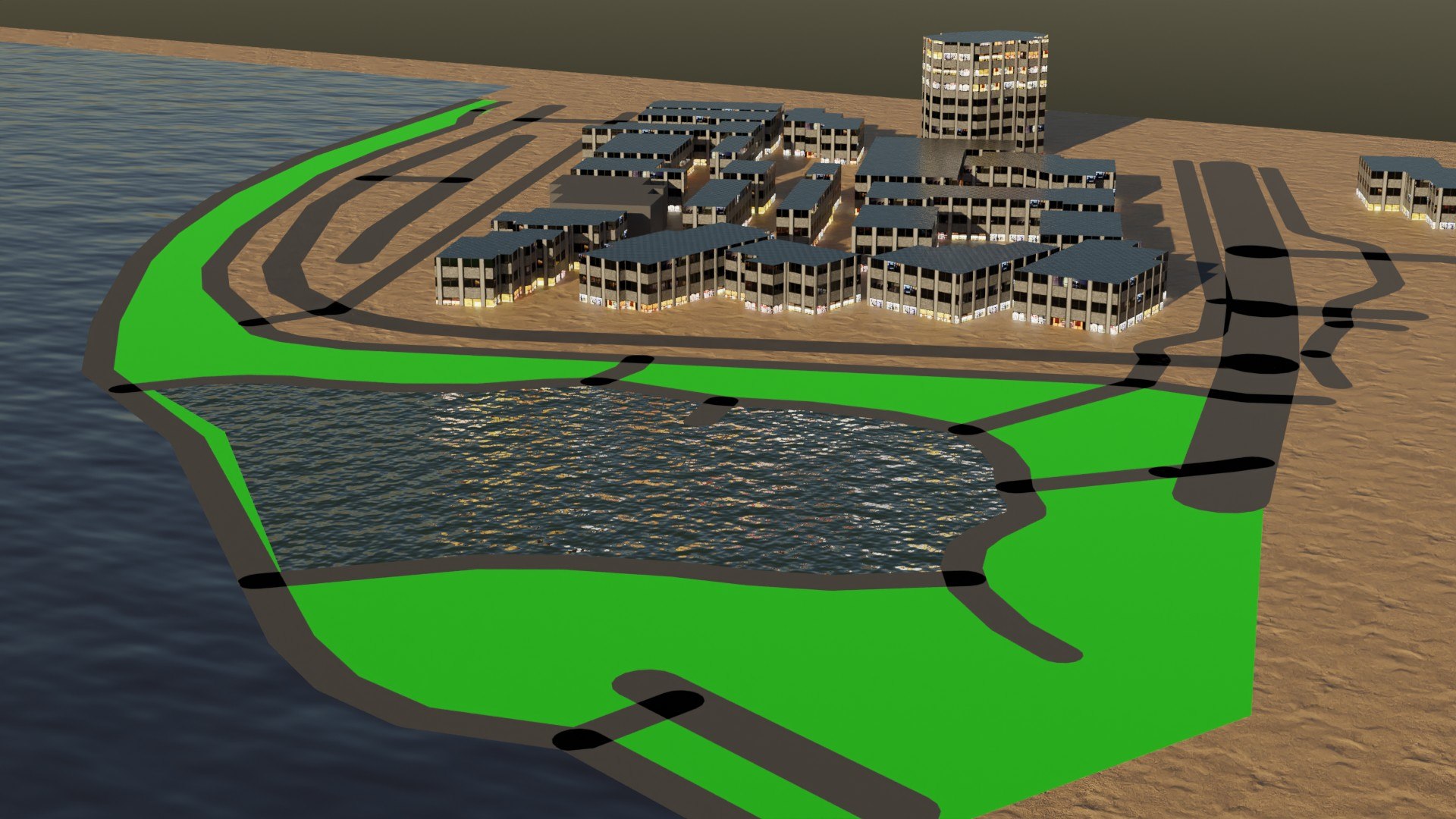3D Perth Australia Citymap Building - TurboSquid 2376050
