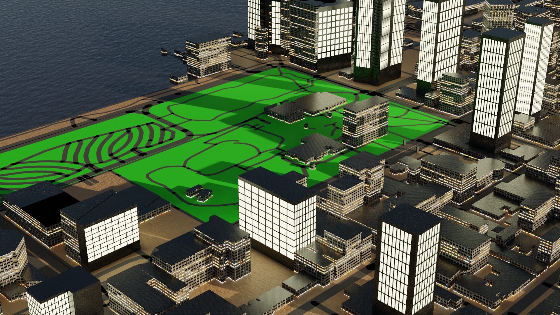 3D Perth Australia Citymap Building - TurboSquid 2376050