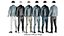 realistic clothing collections 3D model