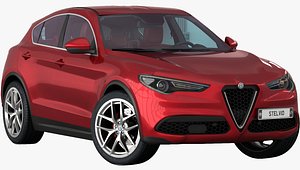 Alfa Romeo Stelvio 2020 (Opening doors and trunk)
