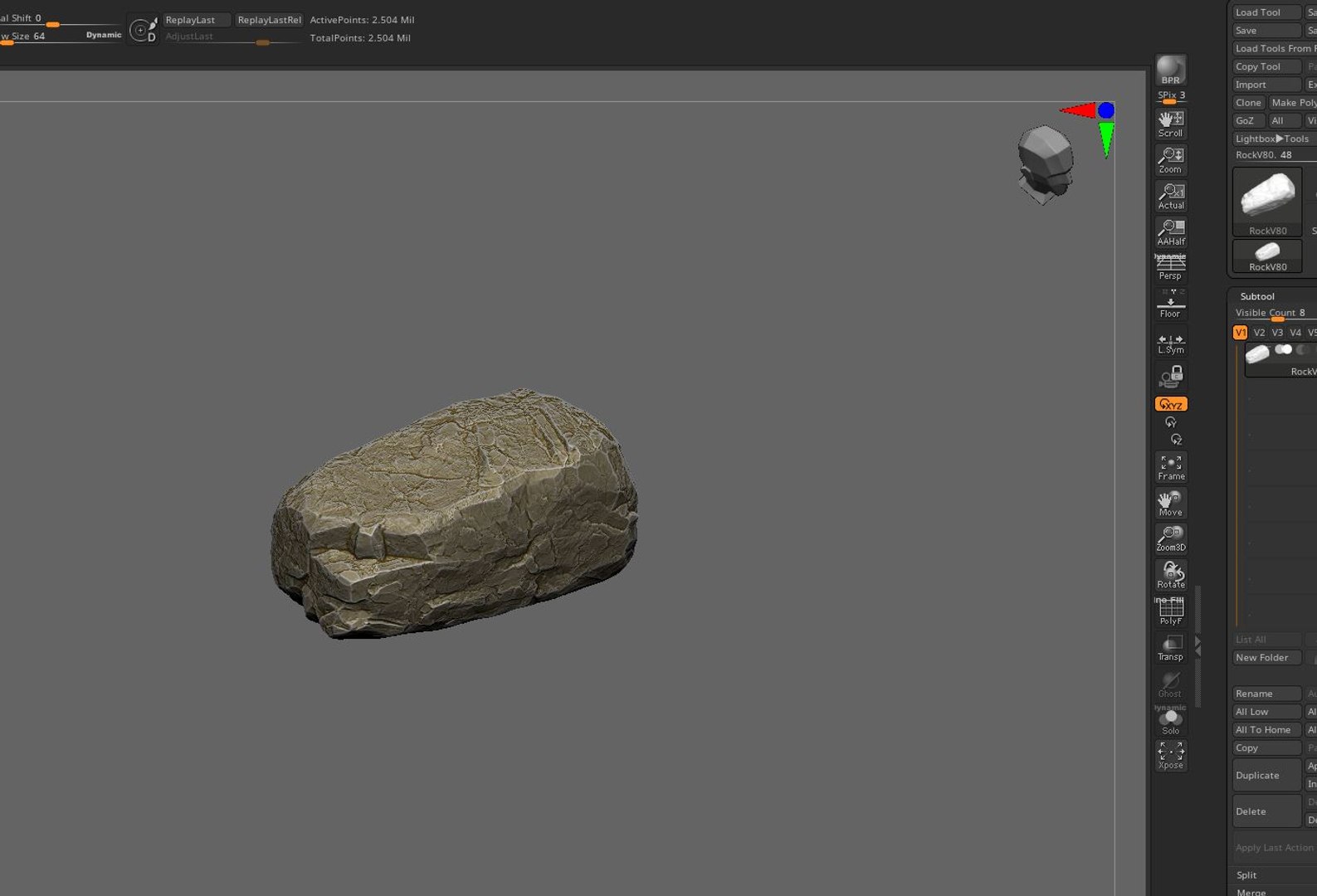 3D Rock https://p.turbosquid.com/ts-thumb/eV/3QtuJ8/7x/zbrush/jpg/1690840385/1920x1080/fit_q87/acf7085ae7281c58547be86430d2001248481b9a/zbrush.jpg