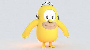 fall guy Homer Simpson