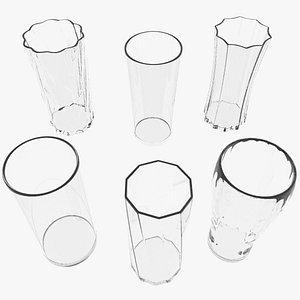 glass collection 3D