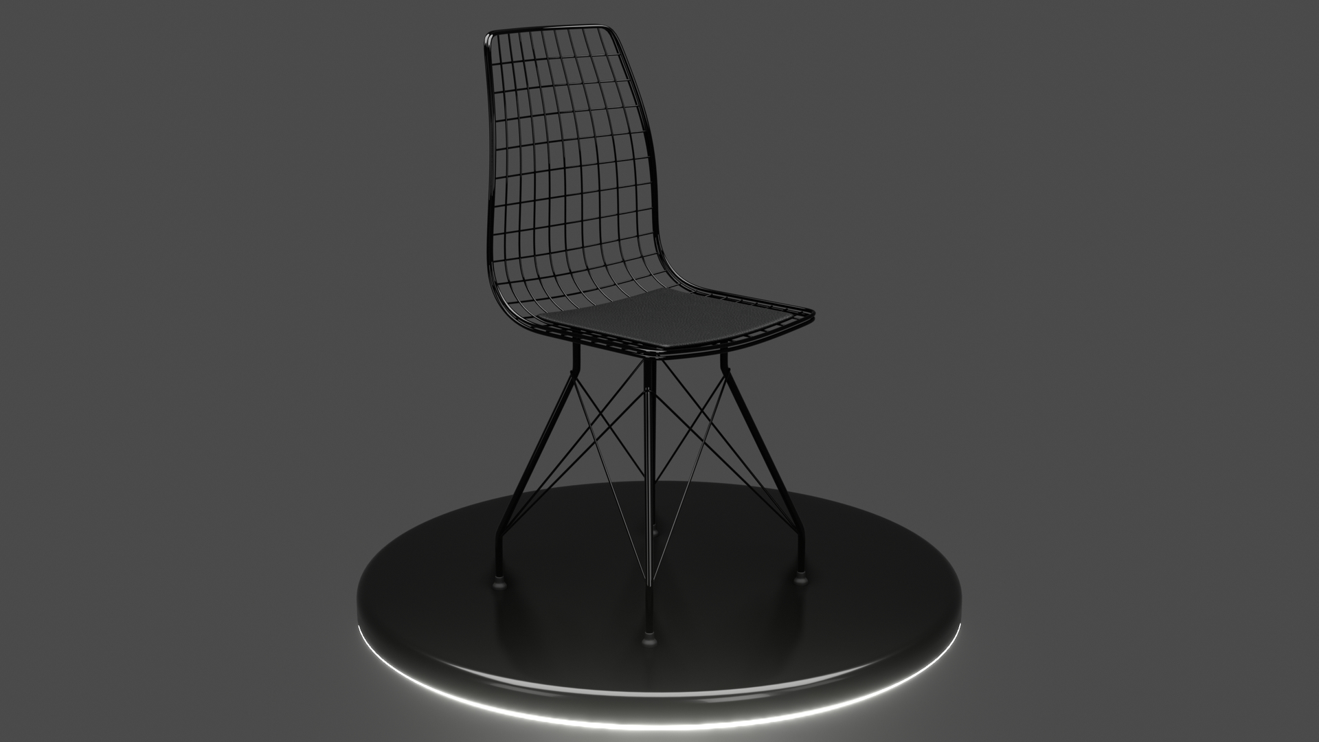 Realistic Wire Chair 3D Model - TurboSquid 1839278