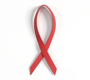 AIDS Ribbon PBR