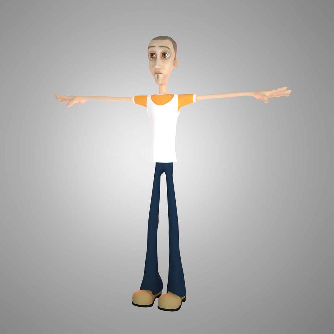 boy cartoon 3d max