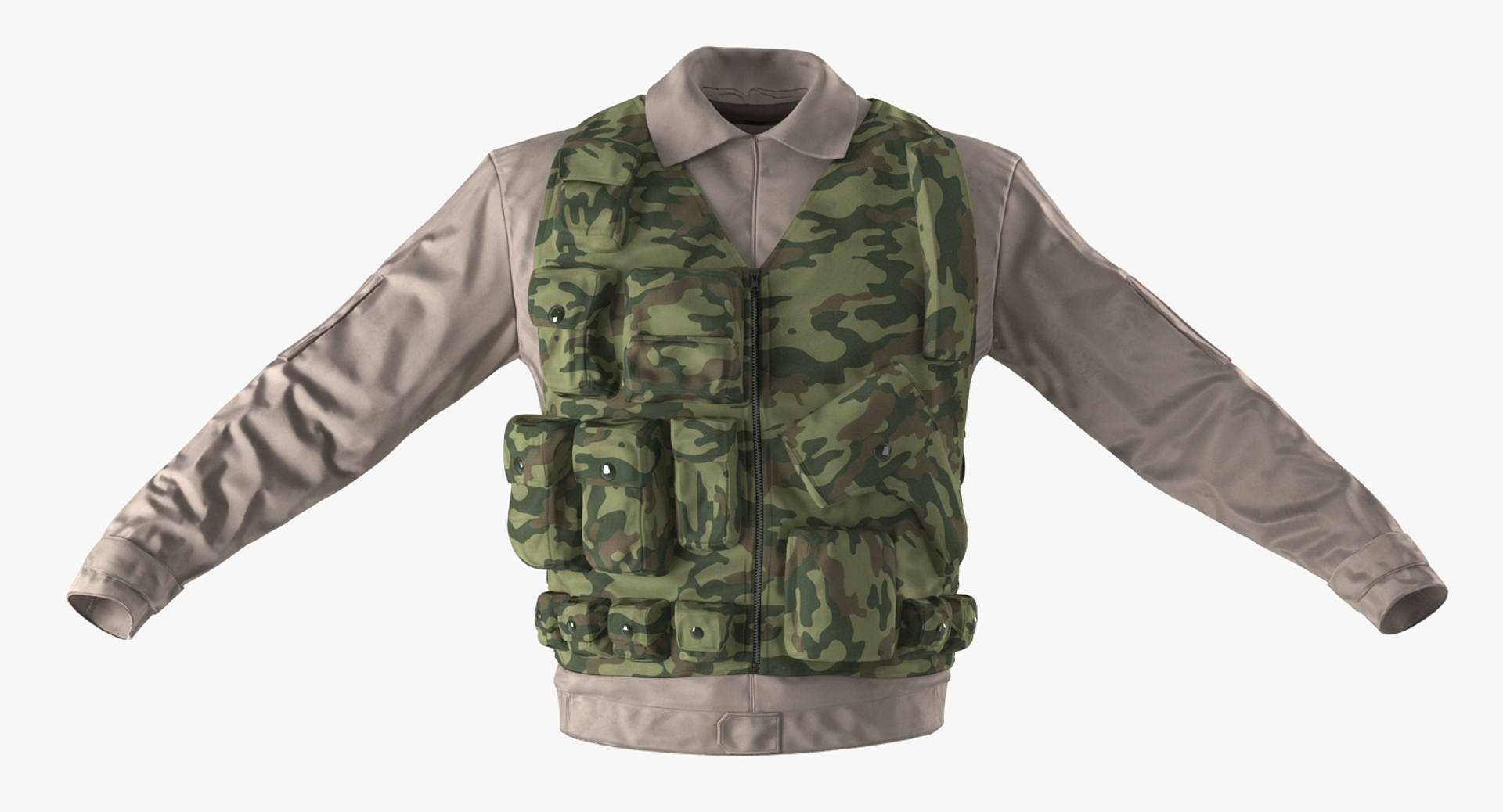 Military jackets model - TurboSquid 1420487