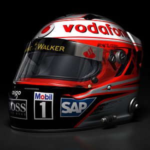 Heikki Kovalainen 2008 F1 Helmet