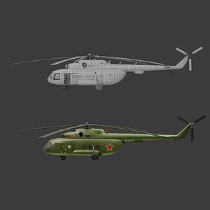 Mi-8 Russian Air Force Helicopter model