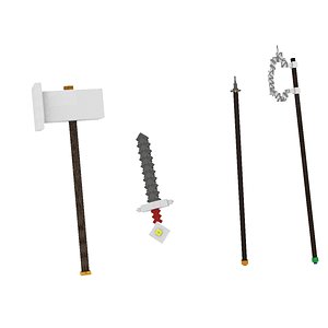 Minecraft Weapon Set 1