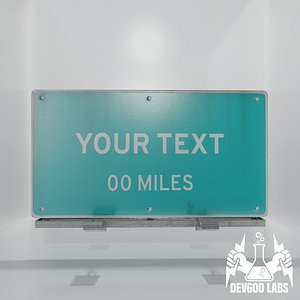 Highway Sign Pack (PSD Template Included)