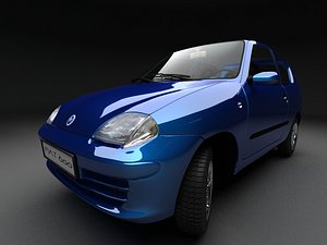 seicento small car 3d model