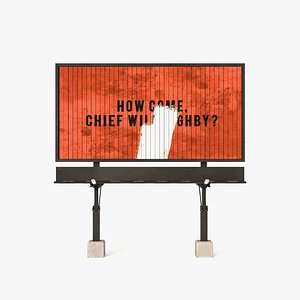 illuminated billboard model