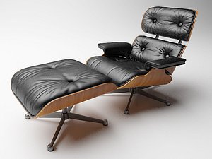 eames lounge chair 3d model