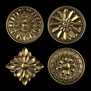 Rosettes 13 3D model