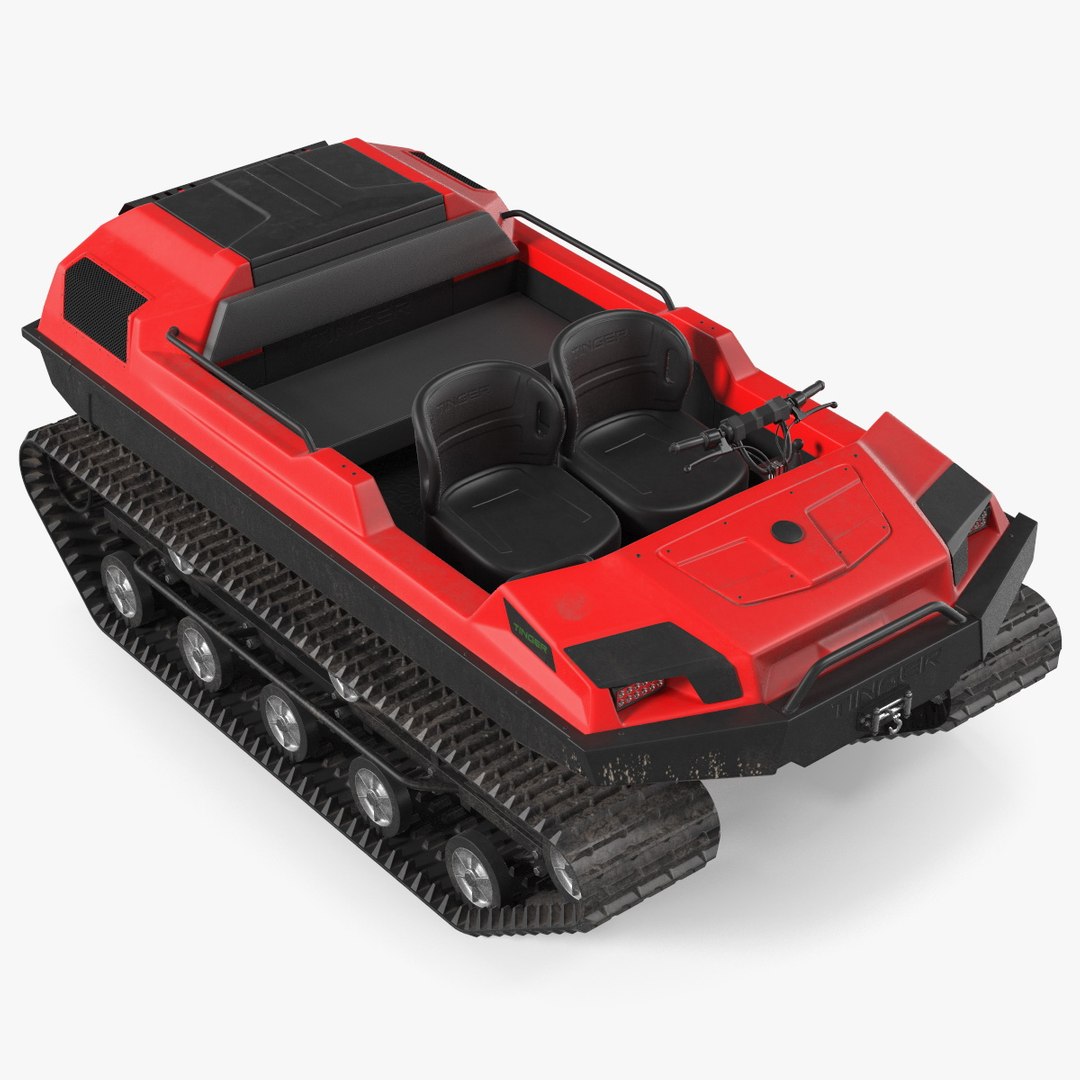 Old Tinger Track No Roof 3D model preview