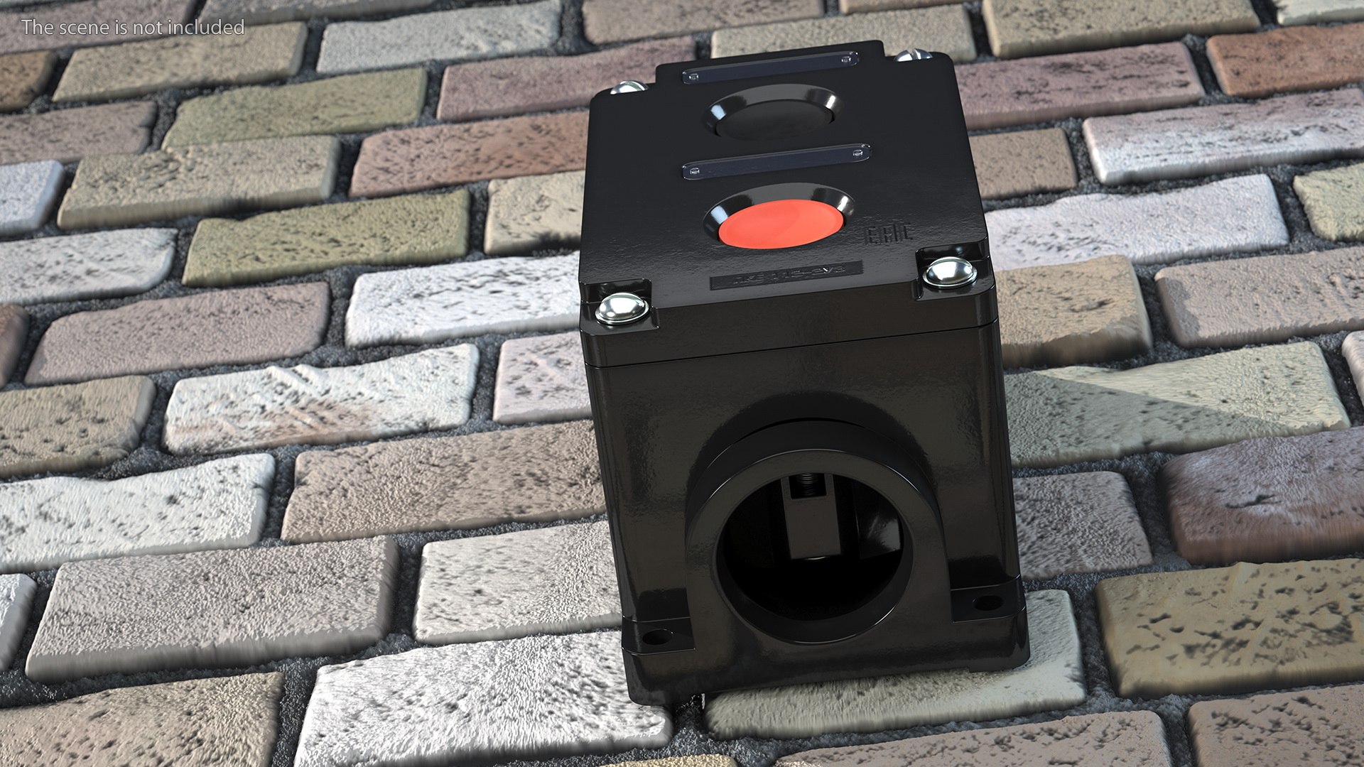 3D Push Button Industrial Switch - TurboSquid 1942125