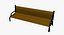 park bench 3d 3ds