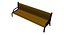 park bench 3d 3ds