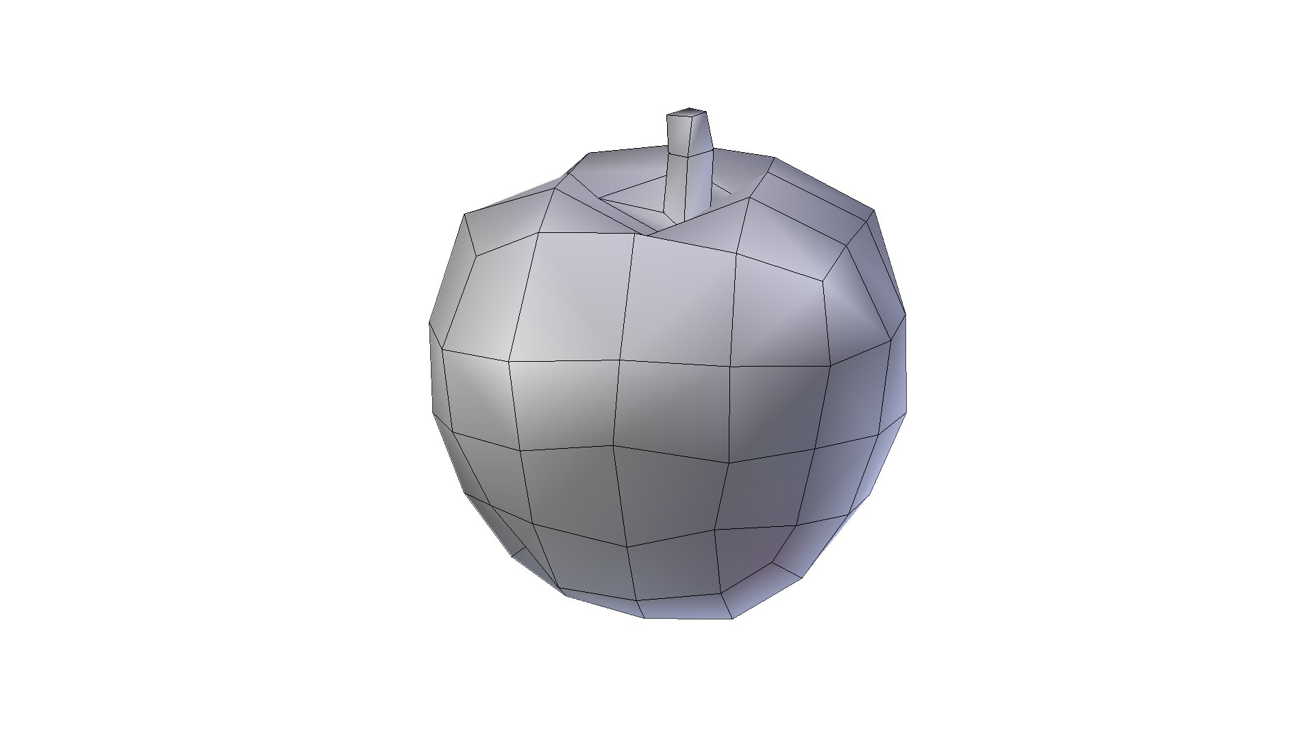3D Apple Low Poly - TurboSquid 2252401