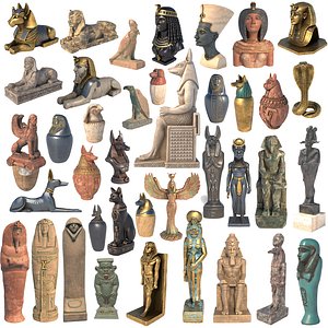 3D Egypt concept 3d models